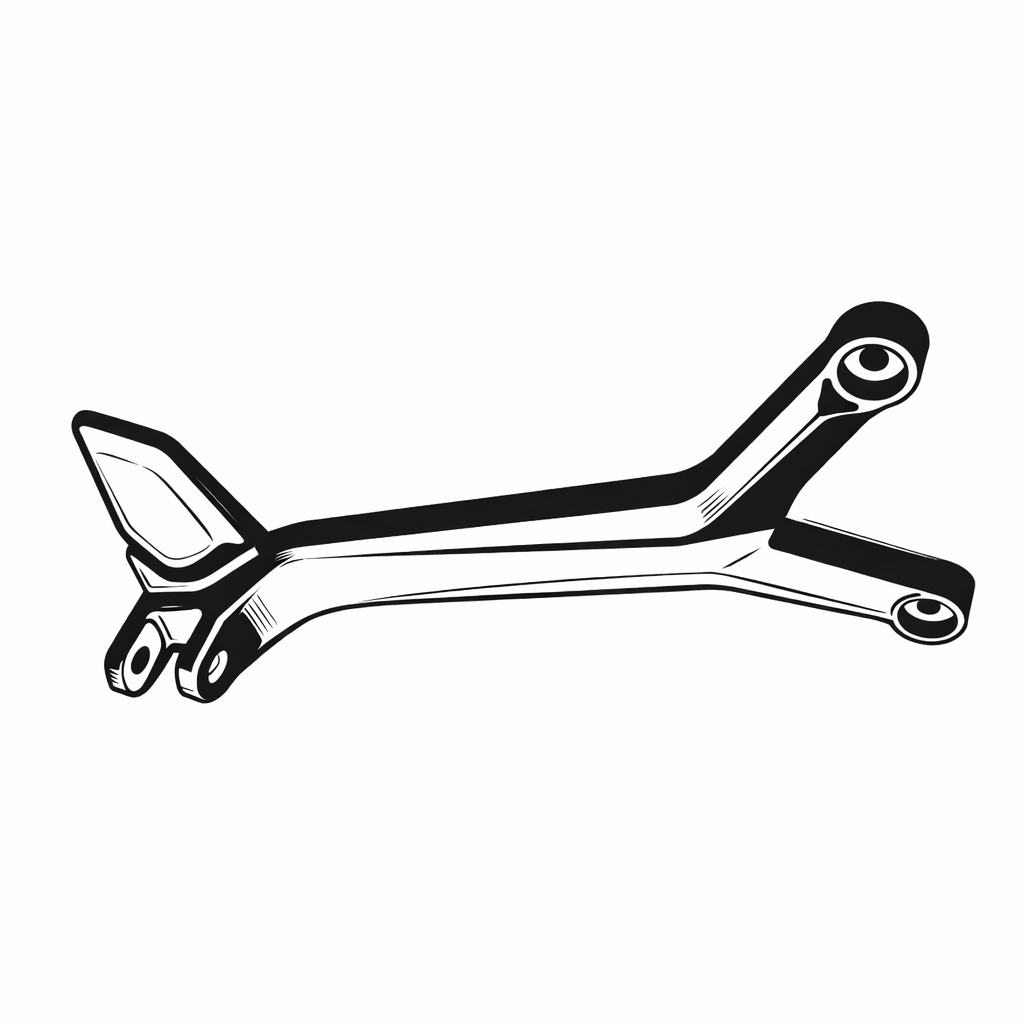 Support de repose-pieds arrière côté droit